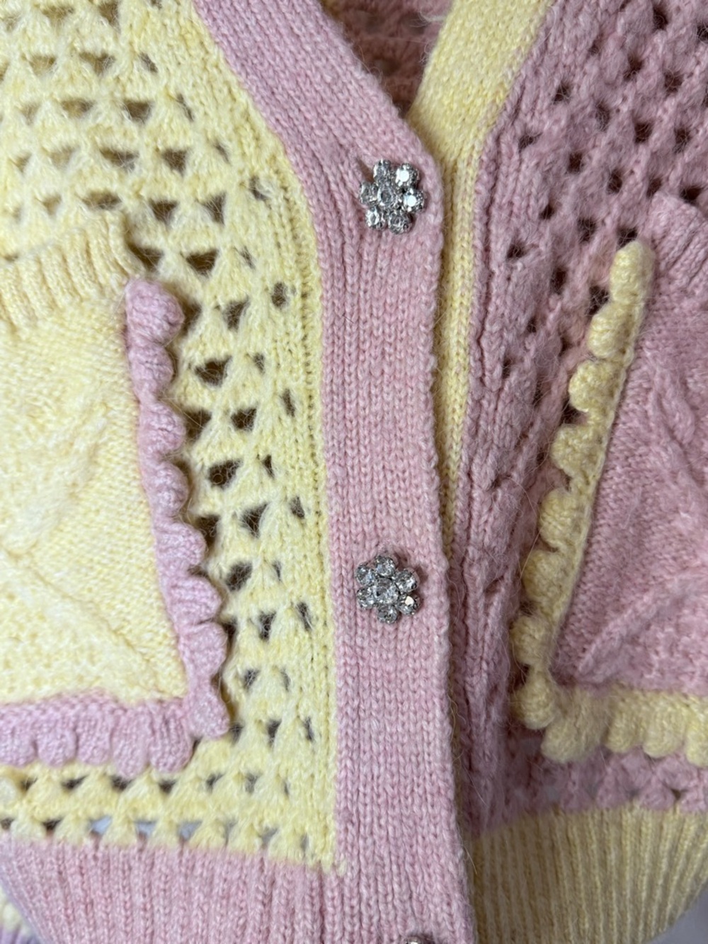 Zara Eyelet Cardigan - Picture 5 of 6